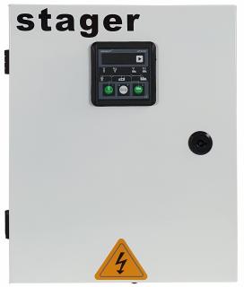 Automatizare trifazata Stager YA40063F12STA, 63 A, 12Vcc, protectie