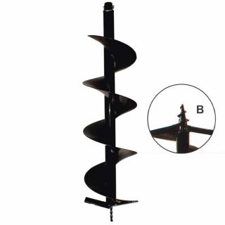 Burghiu de pamant Bisonte Agro BTA-BB, tip B, lungime 1000 mm