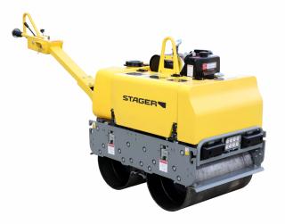 Cilindru dublu vibrocompactor Stager CDV65-6, motor HI Earns HR186FA, 9 CP, benzina, 650 mm