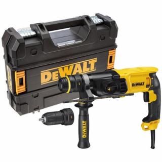 Ciocan rotopercutor SDS-Plus DeWALT D25134K, 800 W, 26 mm, 3 functii, 2 mandrine