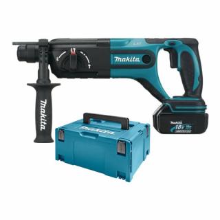 Ciocan rotopercutor SDS-Plus Makita DHR241RFJ, 18V, 2 x 3Ah, 2 J, 20 mm