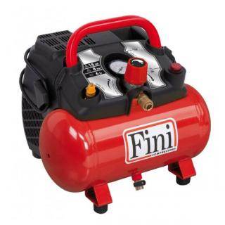 Compresor de aer fara ulei Fini ENERGY 6, 1.1 kW, 1.5 CP, 8 bar, 180 L min, 6 litri