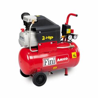 Compresor de aer Fini AMICO 25 2400, 1.5 kW, 2 CP, 8 bar, 170 L min, 24 litri