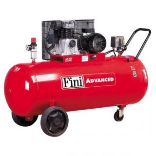 Compresor de aer Fini MK103-200-3M, 2.2 kW, 3 CP, 10 bar, 365 L min, 200 litri
