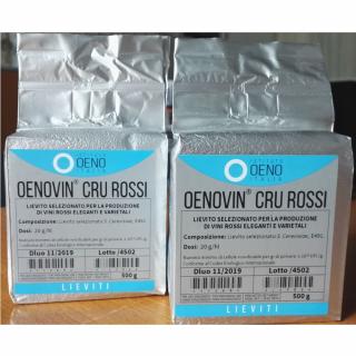 Drojdie pentru vinuri rosii Oenovin CRU ROSSI, 0.5 kg