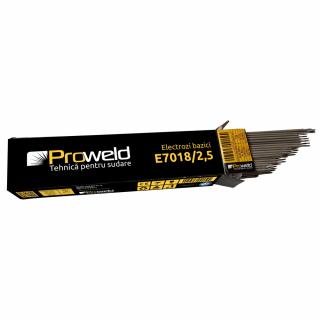 Electrozi bazici ProWELD E7018, 2.5 x 350 mm, 5 kg