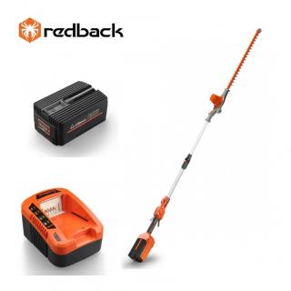 Foarfeca de tuns gard viu cu acumulator Redback E920D, 40V, 6Ah, 52 cm, extensibila la 2.4 m