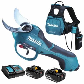 Foarfeca pentru vie si pomi Makita DUP361Z, cu 2 acumulatori 18V, 5Ah, max. 33 mm