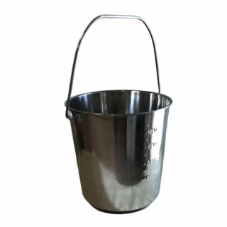 Galeata din inox, 10 litri