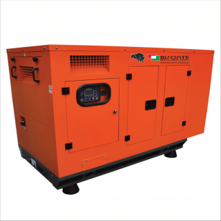 Generator de curent insonorizat, trifazat Bisonte BIAA110 ATS, 110 kVA, AVR, diesel, 1500 rpm, automatizare