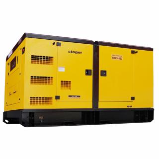 Generator de curent insonorizat, trifazat Stager YDY165S3, 165 kVA, 217A, diesel, 1500 rpm