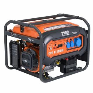 Generator de curent monofazat O-Mac GT 13000E, 6.5 kW, AVR, benzina, pornire electrica