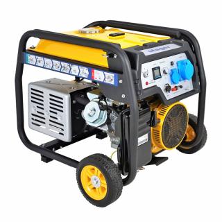 Generator de curent monofazat Stager FD 6500ER Automatic, 5.5 kW, AVR, benzina, pornire electrica, telecomanda radio