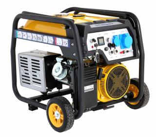 Generator de curent monofazat Stager FD 6500ER Automatic G2, 5.5 kW, AVR, benzina, pornire electrica