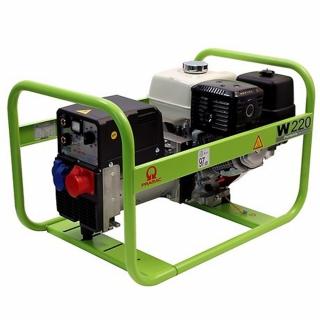 Generator de curent si sudura, trifazat Pramac W220TDC, 6.1 kVA, 40-220 A, benzina