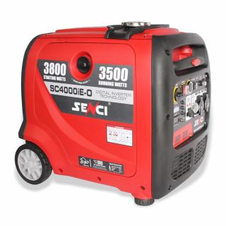 Generator de curent tip inverter, monofazat Senci SC-4000iE-O, 3.8 kW, AVR, benzina, pornire electrica