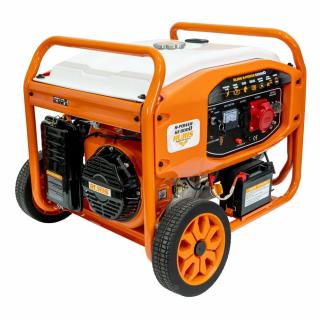 Generator de curent trifazat Ruris R-Power GE8000, 7.5 kW, benzina, pornire electrica