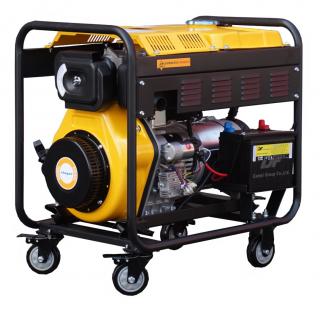 Generator de curent trifazat Stager YDE6500E3, 6.3 kVA, AVR, diesel, pornire electrica