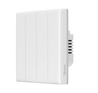 Intrerupator Smart Sonoff T5-4C-86 WiFi cu Full Touch (3 canale), Lumina LED 5A 1200W