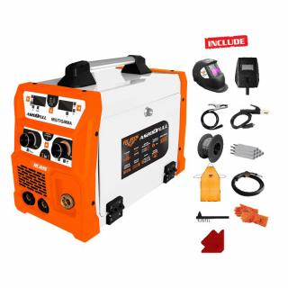 Invertor sudura MIG MAG, LIFT TIG, MMA Ruris AS200FULL, 200 A, electrozi 2.5-4 mm, sarma 0.8-1 mm