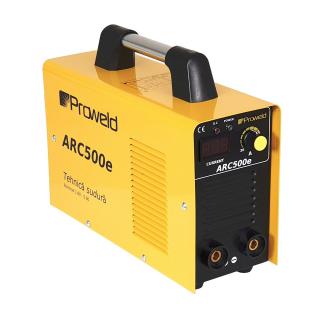 Invertor sudura MMA ProWELD ARC500e, 250 A, electrozi 1.6-5 mm, valiza transport