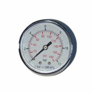 Manometru presiune aer Vepa D200 3, 0-12 bar, filet posterior 1 4  , D50 mm