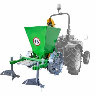 Masina de plantat cartofi O-Mac, 1 rand, tractor 15-26 CP