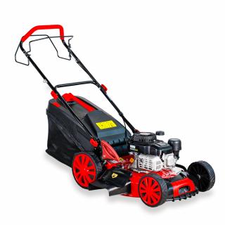 Masina de tuns iarba Bisonte Agro BTA-MTG450, 3 CP, benzina, 46 cm, 60 L, autopropulsata