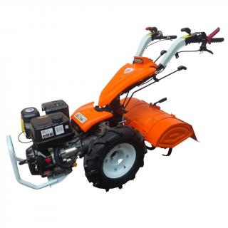 Motocultivator Ruris 977S, 16 CP, benzina, 3+2 viteze, diferential + Freza de pamant Ruris S977, 65 cm