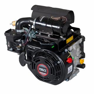 Motor benzina Loncin LC168F-2H, 4.1 kW, 196 cmc, ax pana 20 x 49 mm, ambreiaj, flansa