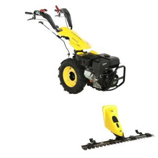 Pachet - Motocultivator ProGARDEN Campo U16, 14 CP, benzina, pornire la sfoara, 3+2 viteze, reductor + Bara cosire BT-BC12 120 cm