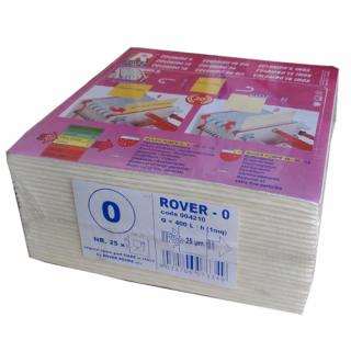 Placi filtrante 20x20 cm ROVER 0, degrosare forte, set 25 buc