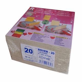 Placi filtrante 20x20 cm ROVER 20, filtrare fina, set 25 buc