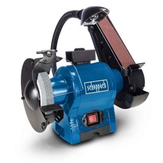 Polizor de banc combinat Scheppach BGS 700, 370 W, disc 150 mm, banda 686 x 50 mm