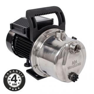 Pompa de suprafata autoamorsanta Wasserkonig WSKXG4046, 900 W, 67 L min, Hmax. 46 m, corp inox