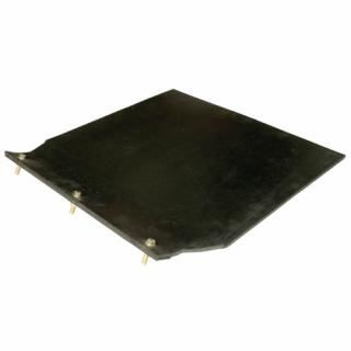 Protectie talpa placa compactoare Bisonte PC90, cauciuc negru, 530 x 500 mm