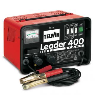 Redresor baterii si robot de pornire Telwin Leader 400 Start, 12 24V, 20-700Ah, incarcare rapida