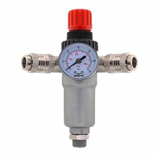 Regulator de presiune cu manometru si 2 cuple rapide OMG 630R, 1 2