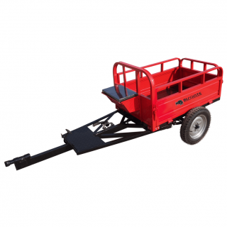 Remorca motocultor Bisonte Agro BTA-500R, max. 500 kg, dimensiuni bena 1250 x 800 x 500 mm