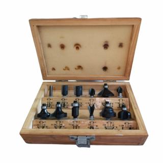 Set 12 freze lemn cu coada 6 mm Bosch 2607018721