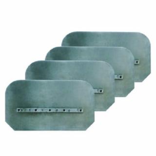 Set 4 palete combinate pentru finisat beton Bisonte