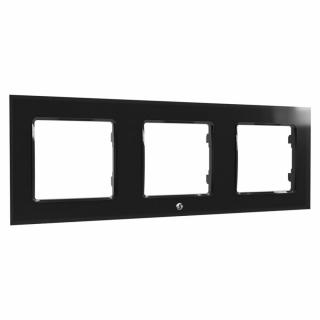 Shelly Wall Frame 3 (pentru comutator de perete) ,   Negru