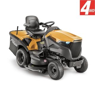 Tractoras de tuns gazon STIGA ESTATE 9122 WX 4WD, 18.2 CP, benzina, 122 cm, cos 360 L