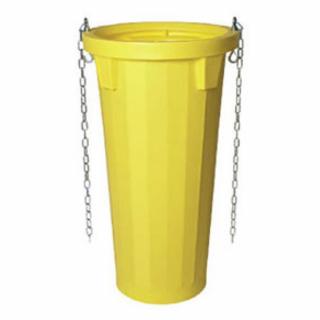Tub standard pentru evacuare deseuri Tekcnoplast, galben