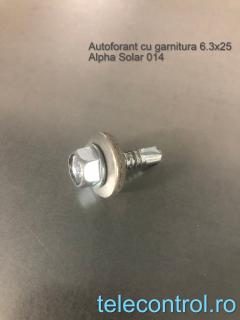 Autoforant cu garnitura 6.3x25, Alpha Solar 014