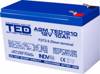 Baterie AGM 12V 10Ah TED1210F2