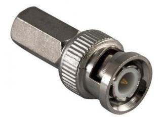 Conector semnal video BNC tata pentru cablu coaxial RG6