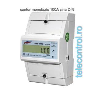 Contor monofazic digital 100A sina DIN 4M 02-554 DIG