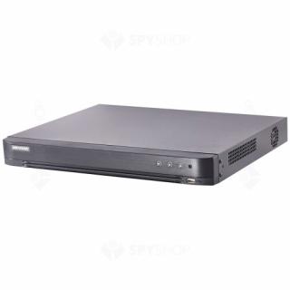 DVR HDTVI Turbo HD Hikvision PoC DS-7204HUHI-K1 P, 4 canale, 5 MP