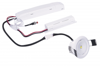 EOL Lampa antipanica, incastrata, 3h, 3W, mentinut, test automat, Intelight 92266